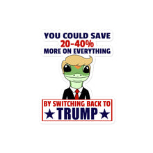 Load image into Gallery viewer, Switch Back to Trump Sticker