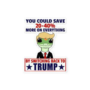 Switch Back to Trump Sticker