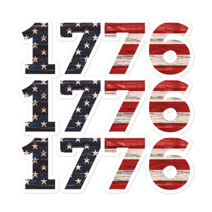 American 1776 Sticker