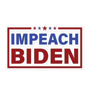 Impeach Biden Sticker