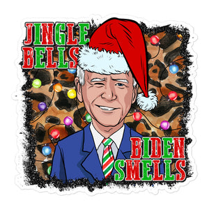 Jingle Bells Biden Smells Sticker