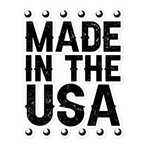 Made in The U.S.A. Sticker