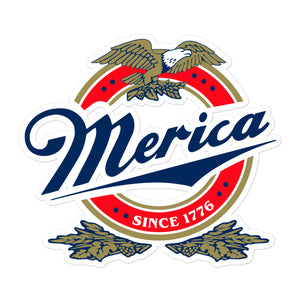 Merica Beer Sticker