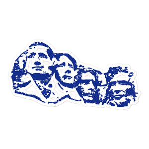 Mount Rushmore Blue Sticker