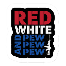 Load image into Gallery viewer, Red White and Pew Sticker