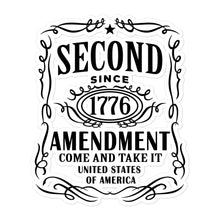 Load image into Gallery viewer, Second Amendment Whiskey Sticker