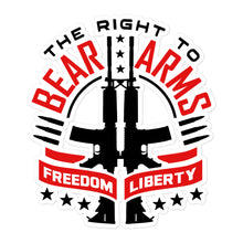 Load image into Gallery viewer, The Right to Bear Arms Freedom Liberty Sticker