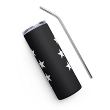 Load image into Gallery viewer, 1776 Stars Black Tumbler Cup