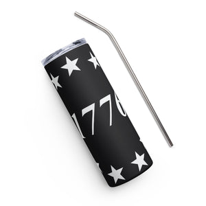 1776 Stars Black Tumbler Cup