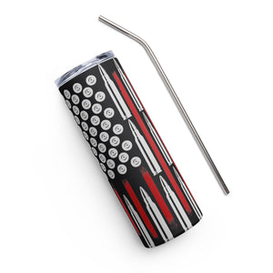 Ammo Flag Black Tumbler Cup