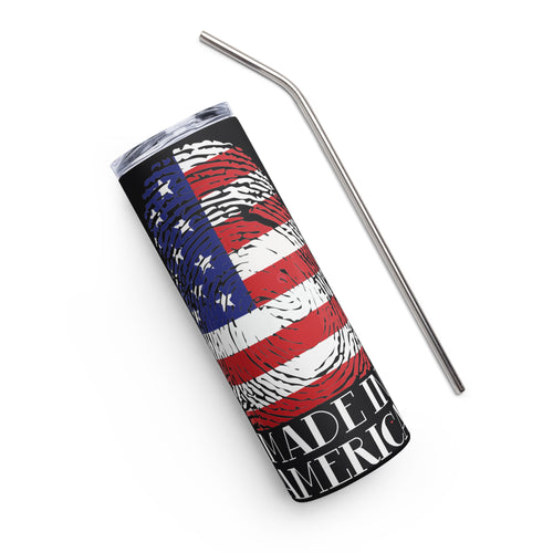 Made in America Black Tumbler Cup