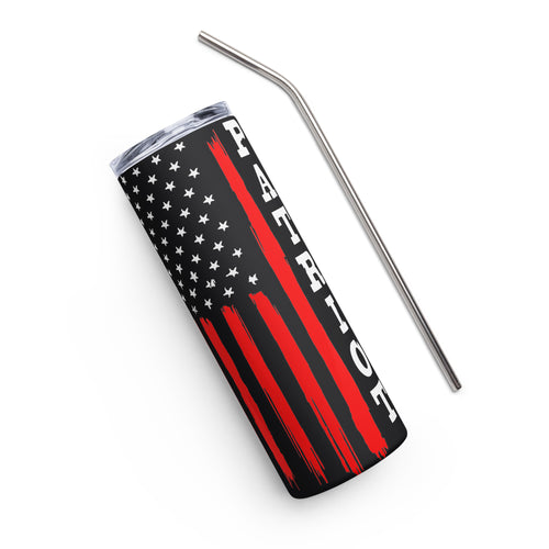 Patriot American Flag Black Tumbler Cup