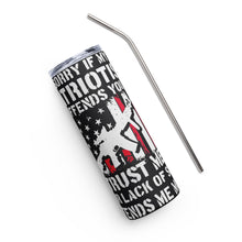 Load image into Gallery viewer, Patriotism Black Tumbler Cup