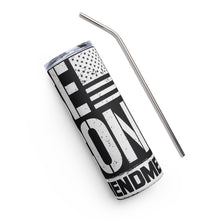 Load image into Gallery viewer, Second Amendment Flag Black Tumbler Cup