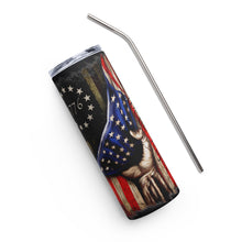 Load image into Gallery viewer, We The People 1776 Flag Black Tumbler Cup
