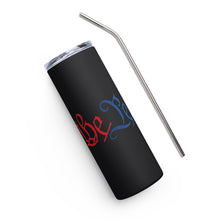 Load image into Gallery viewer, We The People Red, White, and Blue Black Tumbler Cup