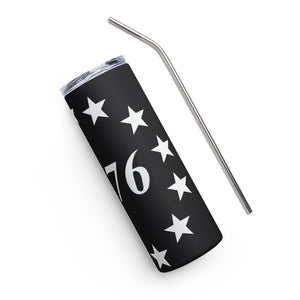 1776 Stars Black Tumbler Cup