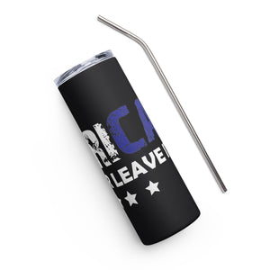 America Love it or Leave it Black Tumbler Cup