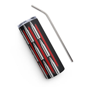 Ammo Flag Black Tumbler Cup