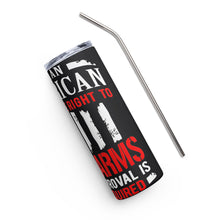 Load image into Gallery viewer, I Have The Right To Bear Arms Black Tumbler Mug