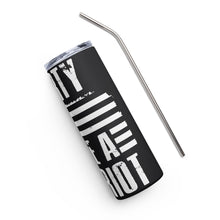 Load image into Gallery viewer, Party Like a Patriot Black Tumbler Cup