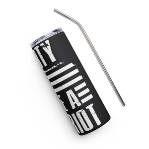 Party Like a Patriot Black Tumbler Cup