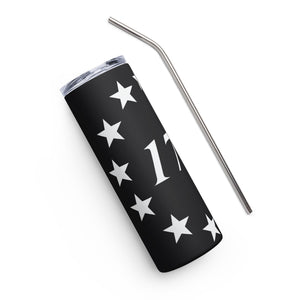 1776 Stars Black Tumbler Cup