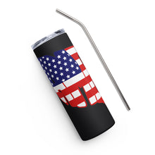 Load image into Gallery viewer, America Black Tumbler Cup