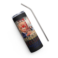 Load image into Gallery viewer, Elect A Clown Black Tumbler Cup