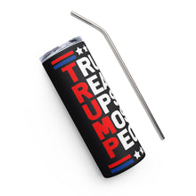 Load image into Gallery viewer, Trump Truth Black Tumbler Cup