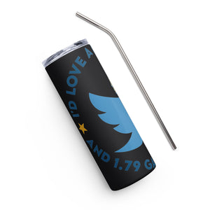 Trump Twitter Black Tumbler Cup