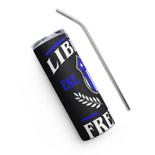 Load image into Gallery viewer, U.S.A. Liberty Freedom Black Tumbler Cup