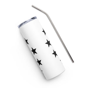 1776 Stars White Tumbler Cup