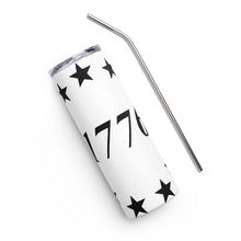 Load image into Gallery viewer, 1776 Stars White Tumbler Cup