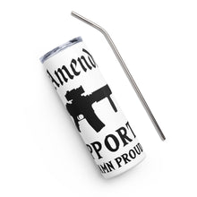 Load image into Gallery viewer, 2nd Amendment Supporter White Tumbler Cup