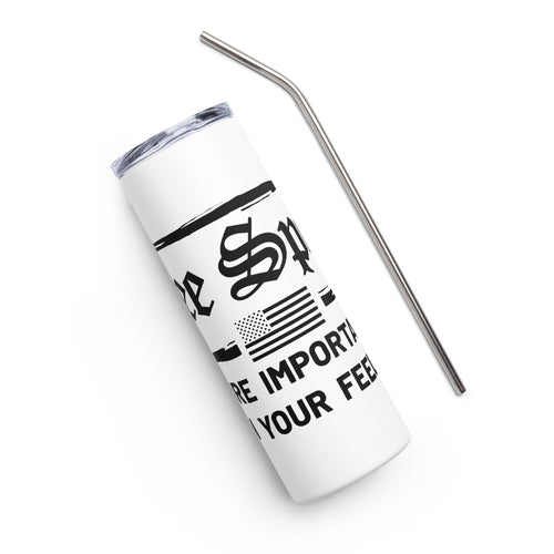 Free Speech White Tumbler Cup