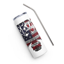 Load image into Gallery viewer, Freedom Eagle White Tumbler Cup