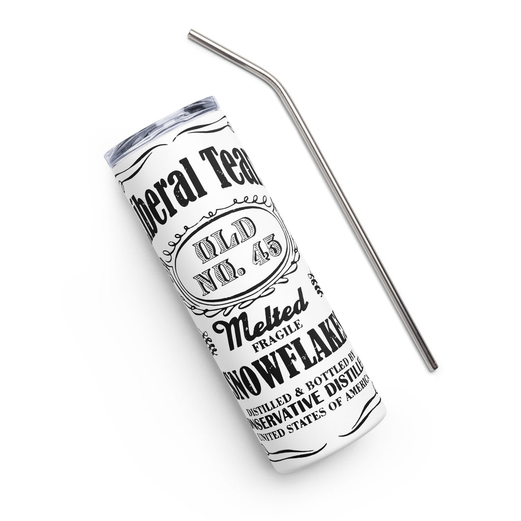 Liberal Tears Whiskey White Tumbler Cup