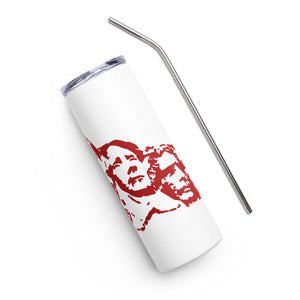 Red Mount Rushmore White Tumbler Cup