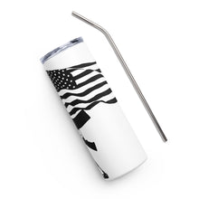 Load image into Gallery viewer, AR15 Flag Pole White Tumbler Cup