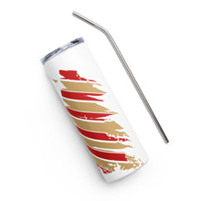 Load image into Gallery viewer, 1776 Distressed Flag White Tumbler Cup