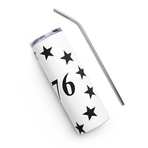 1776 Stars White Tumbler Cup