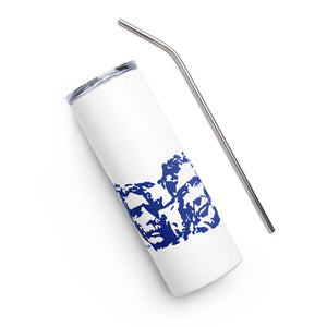 Blue Mount Rushmore White Tumbler Cup