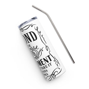 Second Amendment Whiskey White Tumbler Cup