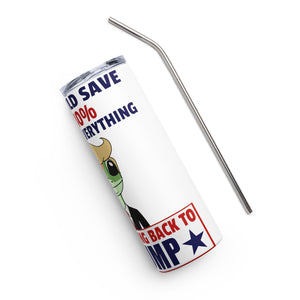 Switch Back to Trump White Tumbler Cup[