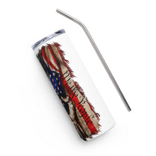Load image into Gallery viewer, We The People 1776 Flag White Tumbler Cup