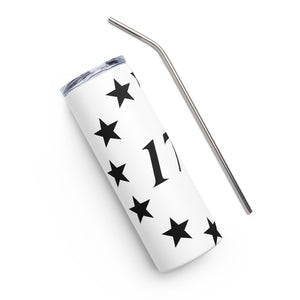 1776 Stars White Tumbler Cup