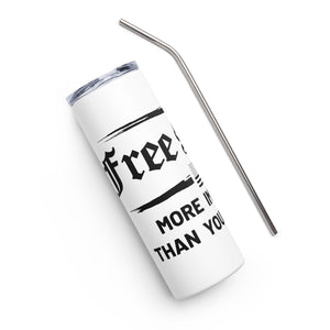 Free Speech White Tumbler Cup