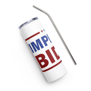 Impeach Biden White Tumbler Cup