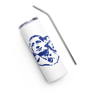 Blue Mount Rushmore White Tumbler Cup